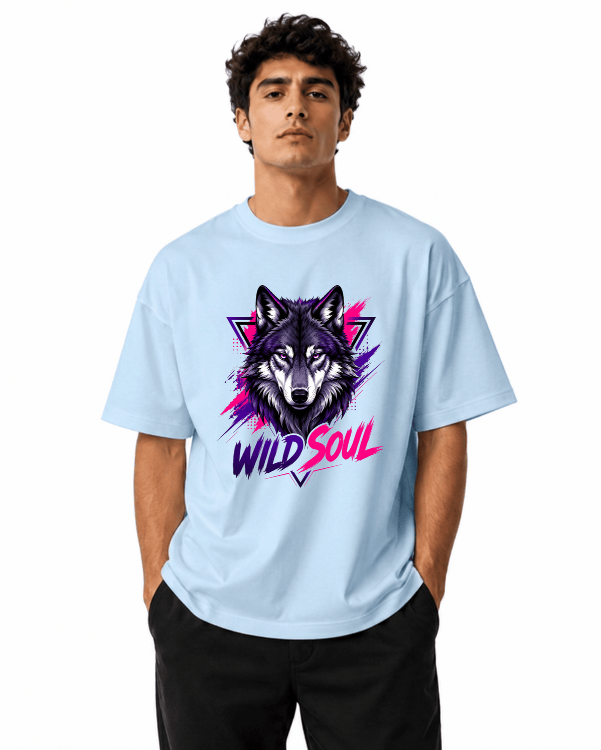 Wild Soul Men’s Premium Graphic Printed T-Shirt – Casual Streetwear Tee