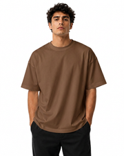 Coffee Brown Men’s Premium Graphic Printed T-Shirt – Casual Streetwear Tee