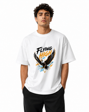 Flying High Men’s Premium Graphic Printed T-Shirt – Casual Streetwear Tee