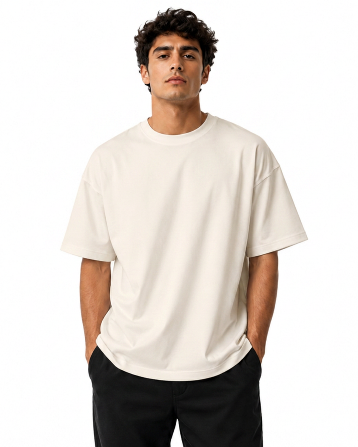 Off-White Men’s Premium Graphic Printed T-Shirt – Casual Streetwear Tee