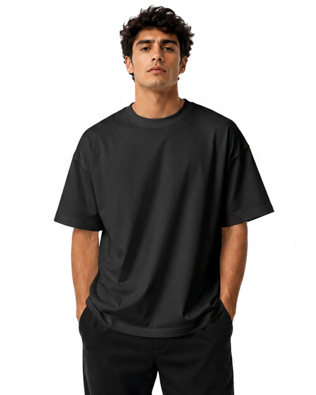 Black Men’s Premium Graphic Printed T-Shirt – Casual Streetwear Tee