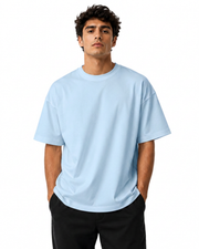 Lite Blue Men’s Premium Graphic Printed T-Shirt – Casual Streetwear Tee