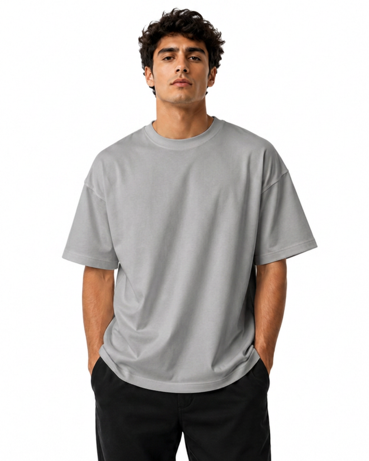 Ash Gray Men’s Premium Graphic Printed T-Shirt – Casual Streetwear Tee