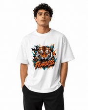 Fearless Men’s Premium Graphic Printed T-Shirt – Casual Streetwear Tee