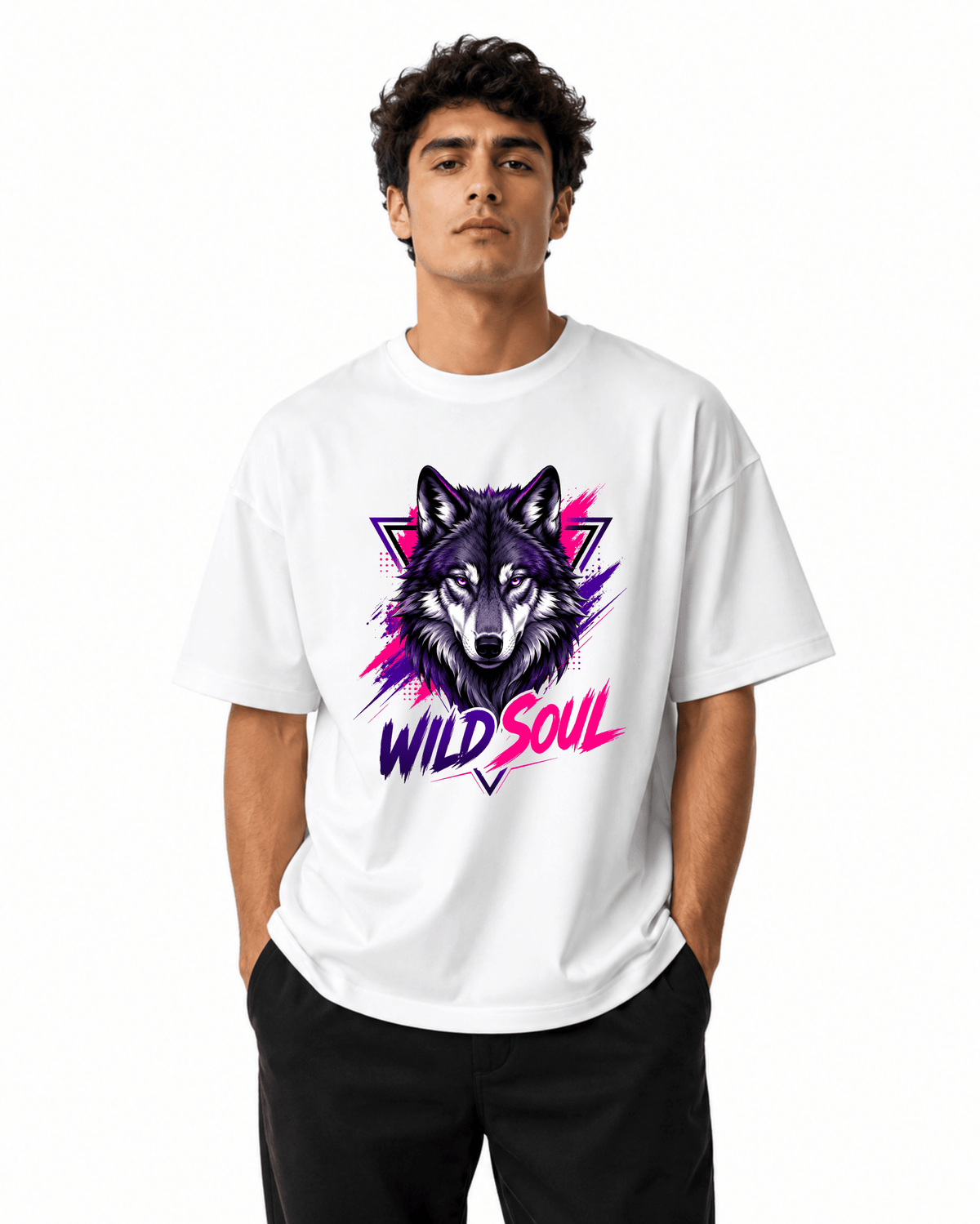 Wild Soul Men’s Premium Graphic Printed T-Shirt – Casual Streetwear Tee