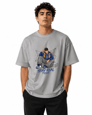 Stay Real Men’s Premium Graphic Printed T-Shirt – Casual Streetwear Tee