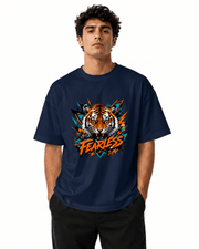Fearless Men’s Premium Graphic Printed T-Shirt – Casual Streetwear Tee